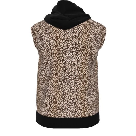 Unisex Hooded Vest With Black Hood - Image 2