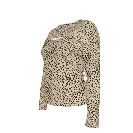 Women's Two-piece Sport Sweatshirt Leopard Print - Image 4