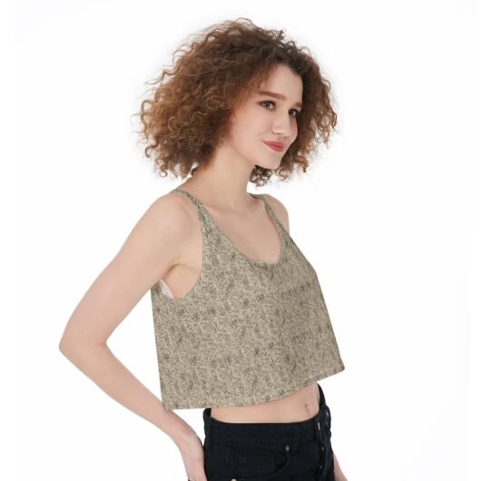 Leopard Print Crop-Tank Top - Image 3