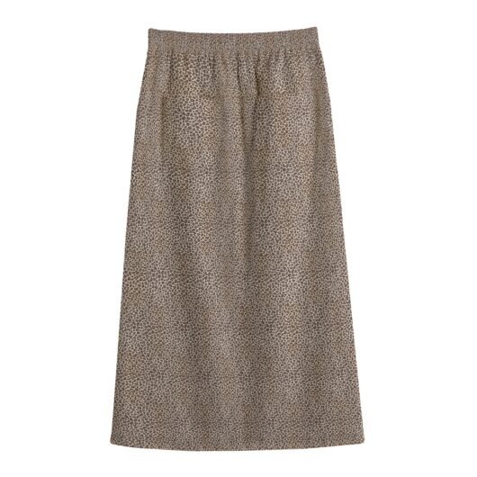 Leopard Women's Front Mid-Slit Skirt - Image 2