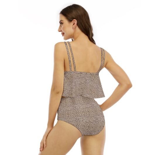 Women's Ruffled Vest Bikini Swimsuit - Image 4