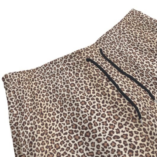 Unisex Short Pants Cotton Leopard - Image 3