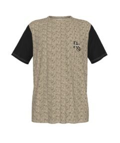 Leopard Men's Short Sleeve T-shirt With Chest Pocket