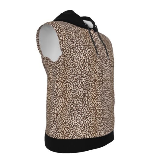 Unisex Hooded Vest With Black Hood - Image 3