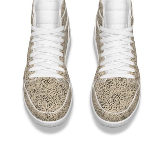 Leopard Women's Synthetic Leather Stitching Shoes - Image 5