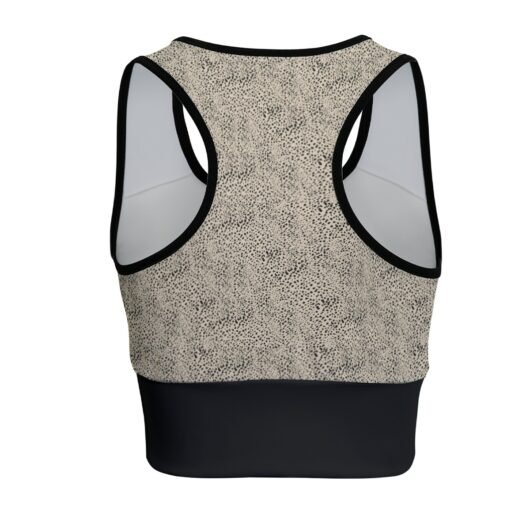 Women's Sports Bra With Black Hem - Image 2