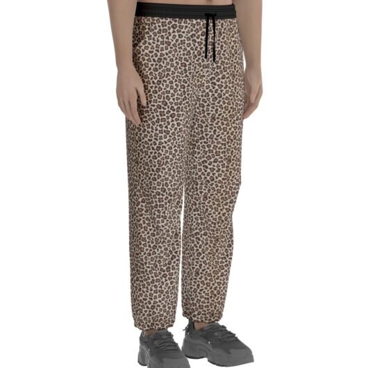 RegalSuave Leopard Print Unisex Casual Pants - Image 4