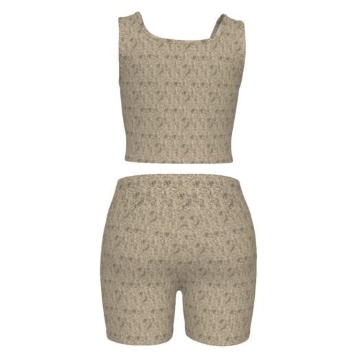 Leopard Print Women's Yoga Set - Image 2