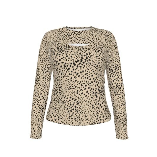 Women's Two-piece Sport Sweatshirt Leopard Print
