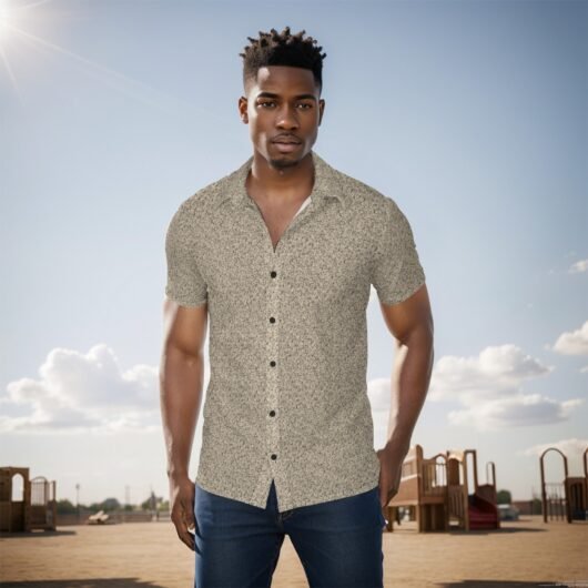 Regal Suave Men's Leopard Print Shirt