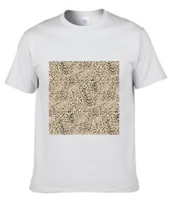 Men's T-shirt With Leopard Center