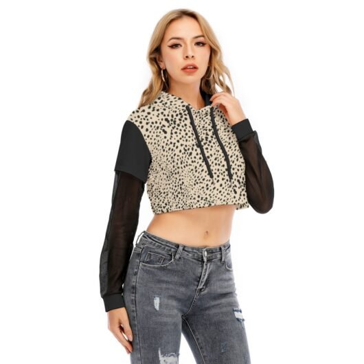A selection of women's crop tops in various colors and styles, perfect for a trendy and stylish look.