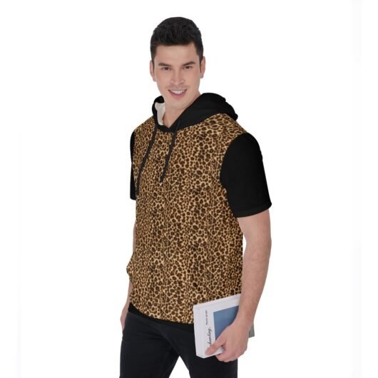 Men's Short Sleeve Hoodies - Stylish and Comfortable Hooded Tees for Men