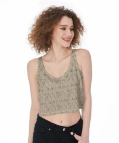 Leopard Print Crop-Tank Top
