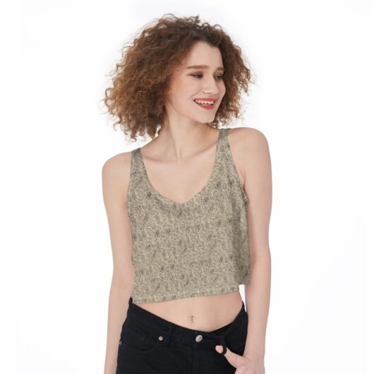 Leopard Print Crop-Tank Top