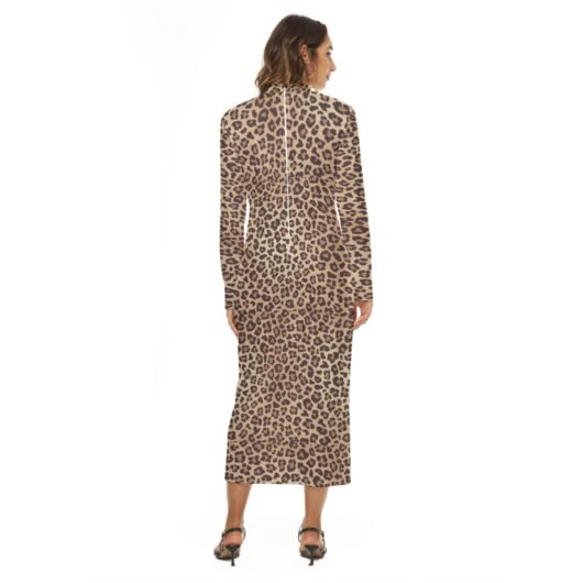 Women's Hip Dress Leopard Print - Image 4