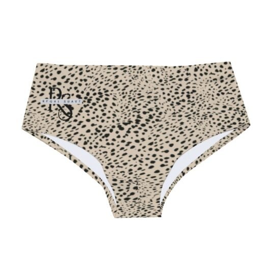 Men's Triangle Leopard Swim Trunks - Image 5