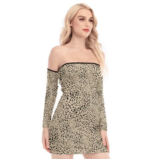A collection of elegant Women's Open Shoulder Dresses available at Regal Suave.