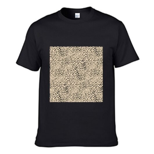 Men's T-shirt With Leopard Center - Image 3