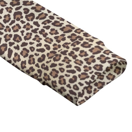 Kids Round Neck Cotton Leopard Sweatshirt - Image 4