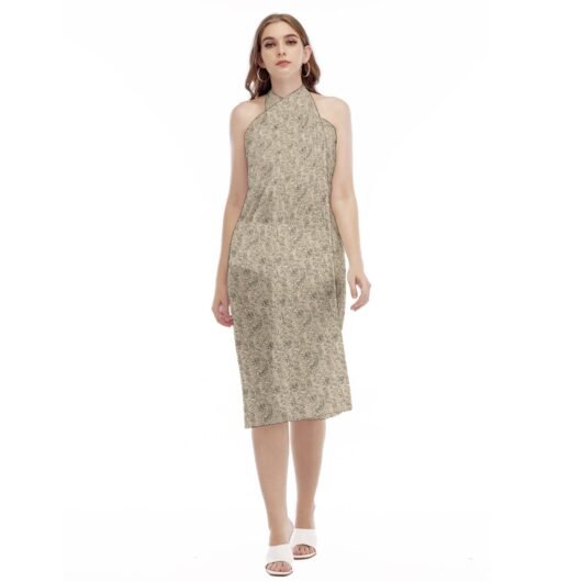 Leopard Print Women's Beach Dress Cover-Up