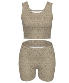 Leopard Print Women's Yoga Set