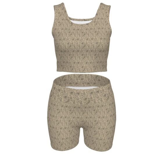 Leopard Print Women's Yoga Set