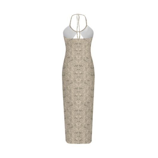 Women's Sexy Hollow Cami Dress Leopard - Image 2