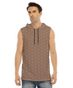 All-Over Print Men's Tank Hooded Vest