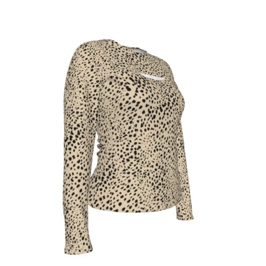 Women's Two-piece Sport Sweatshirt Leopard Print - Image 3