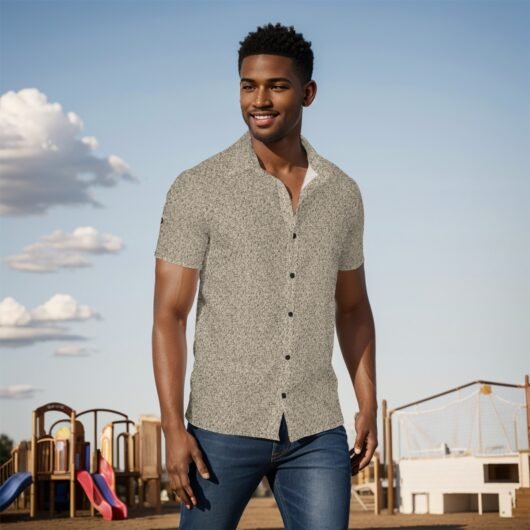 Regal Suave Men's Leopard Print Shirt - Image 2