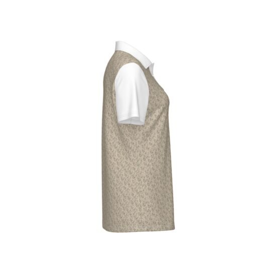 Women's Polo Collar Jersey White Sleeves - Image 6