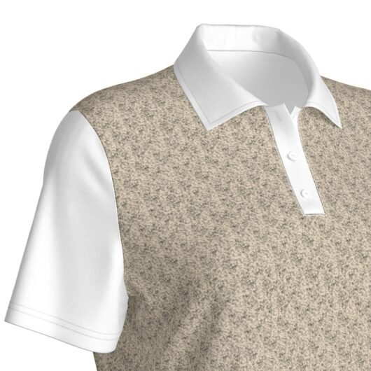Women's Polo Collar Jersey White Sleeves - Image 9