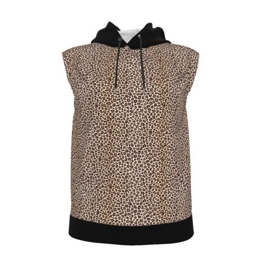 Unisex Hooded Vest With Black Hood