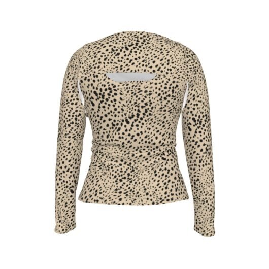 Women's Two-piece Sport Sweatshirt Leopard Print - Image 2