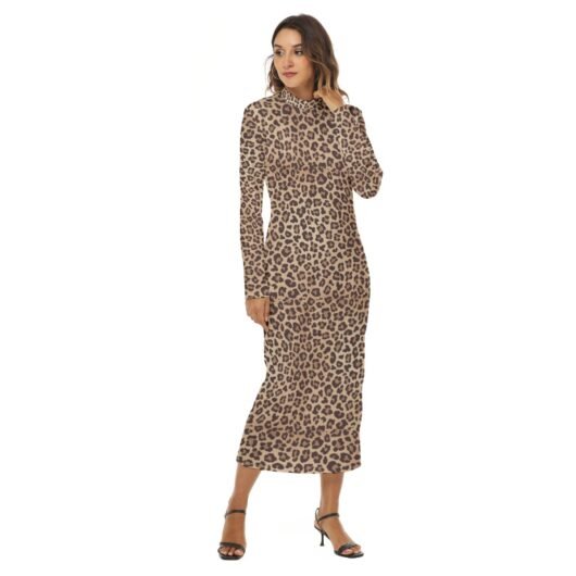Women's Hip Dress Leopard Print - Image 2