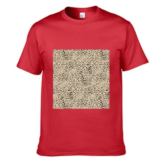 Men's T-shirt With Leopard Center - Image 5