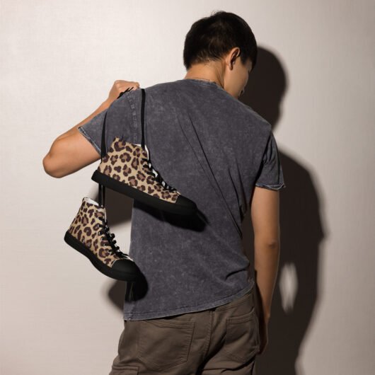 Men’s High Top Canvas Shoes - Image 2