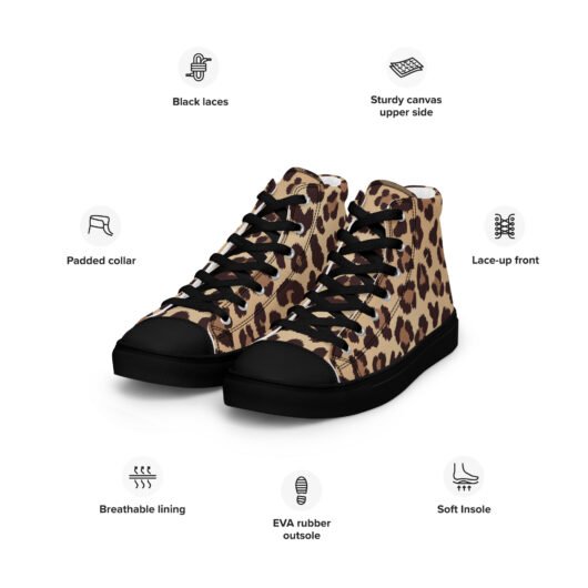 Women’s high top canvas shoes - Image 8